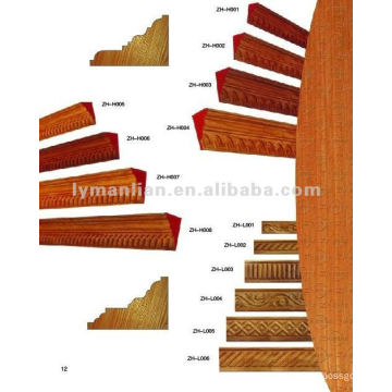 inlay design wooden mouldings for building